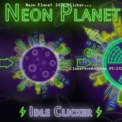 Neon Planet Idle Clicker