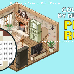 Coloring by Numbers: Pixel Room