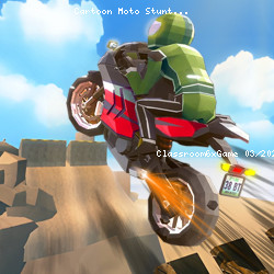 Cartoon Moto Stunt