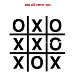 Impossible Tic-Tac-Toe