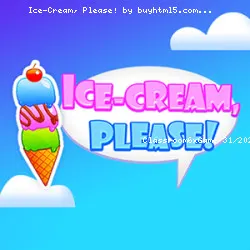 Ice-Cream, Please! by buyhtml5.com