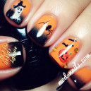 Glow Halloween Nails